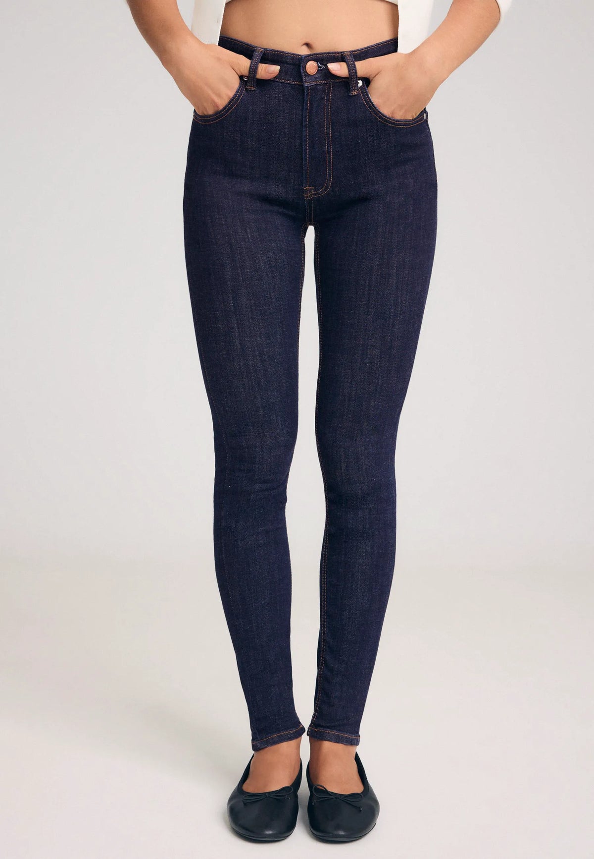 RINSE BLUE DENIM