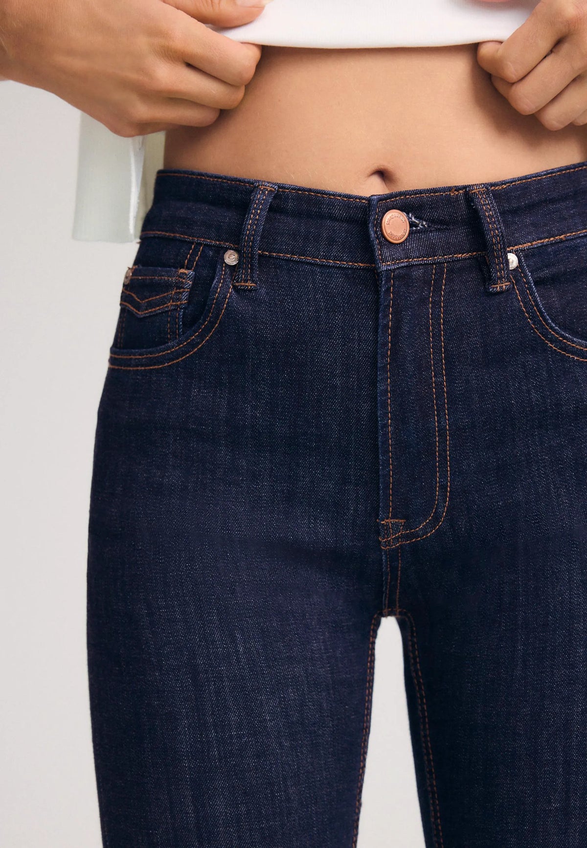 RINSE BLUE DENIM