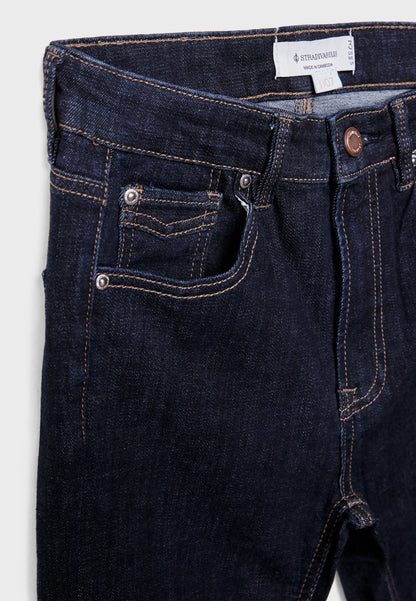 RINSE BLUE DENIM