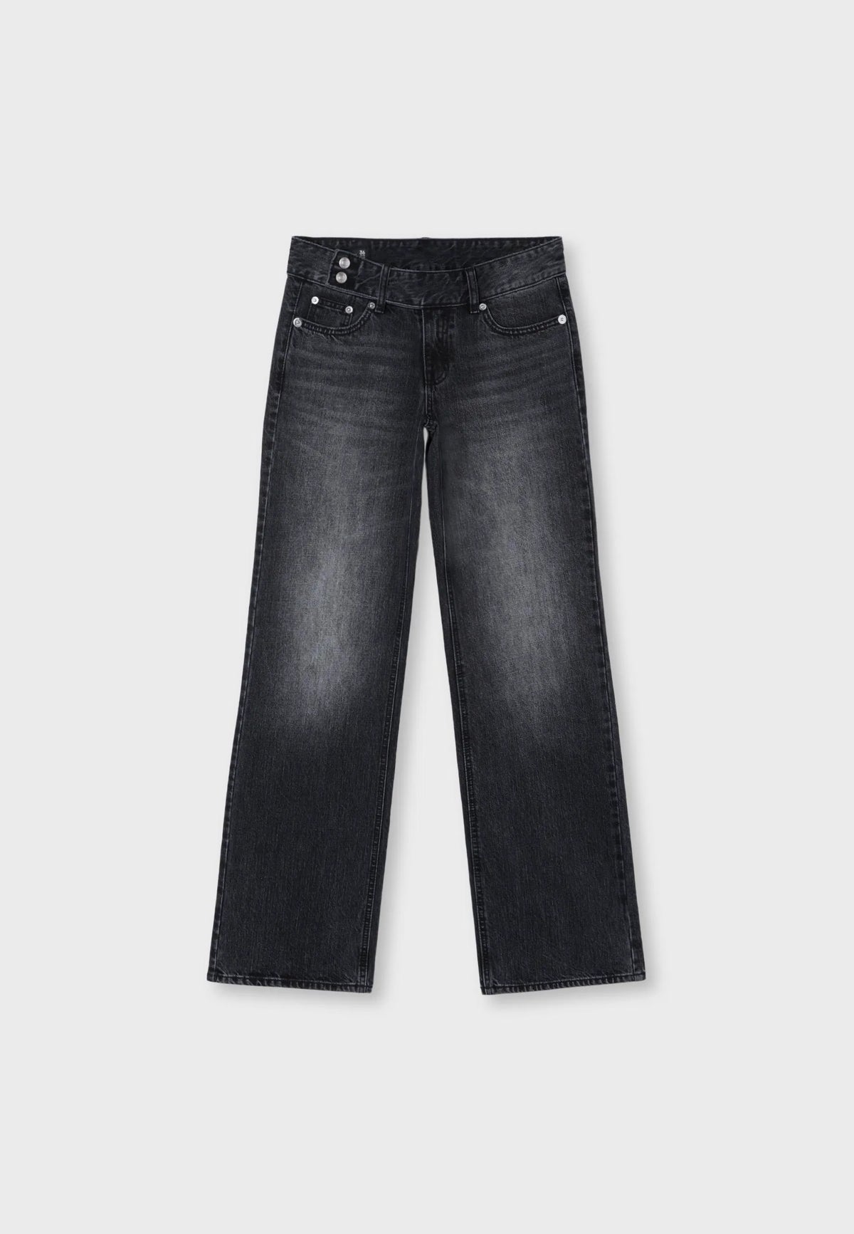 BLACK DENIM WASHED EFFECT
