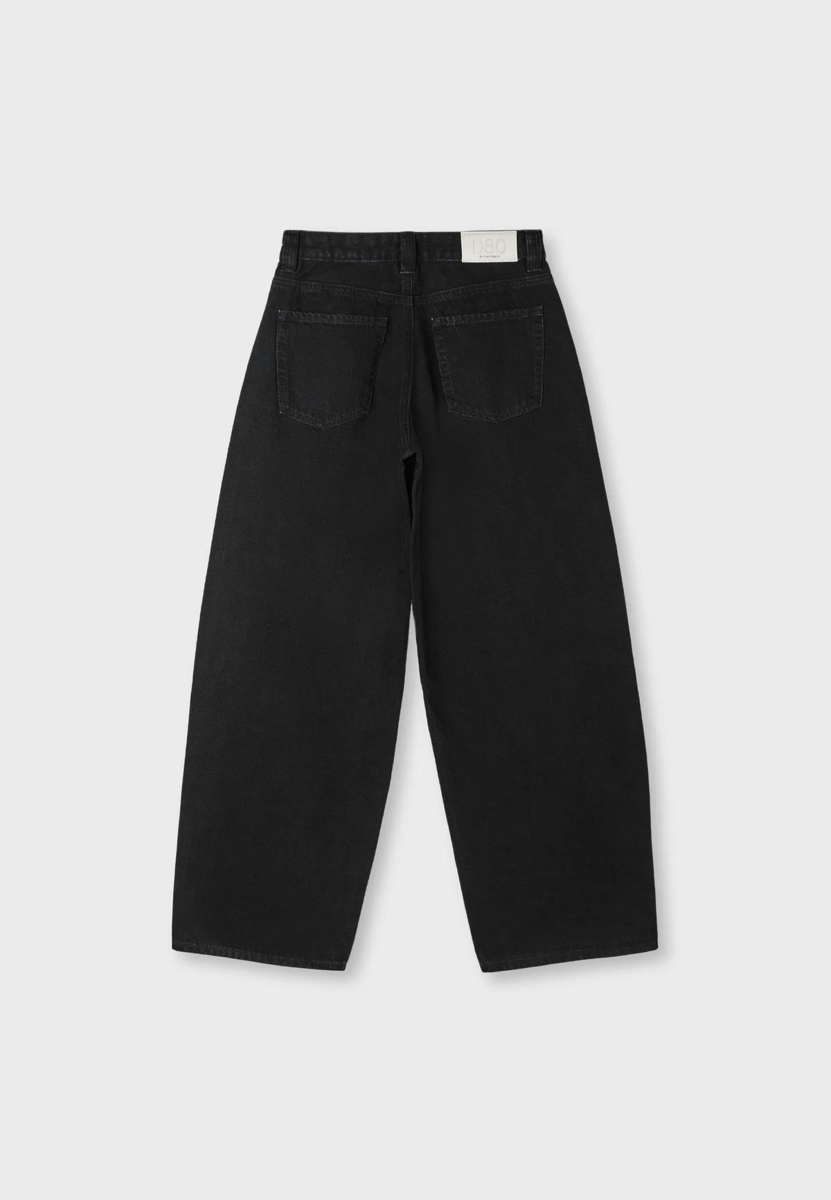 BLACK DENIM WASHED EFFECT
