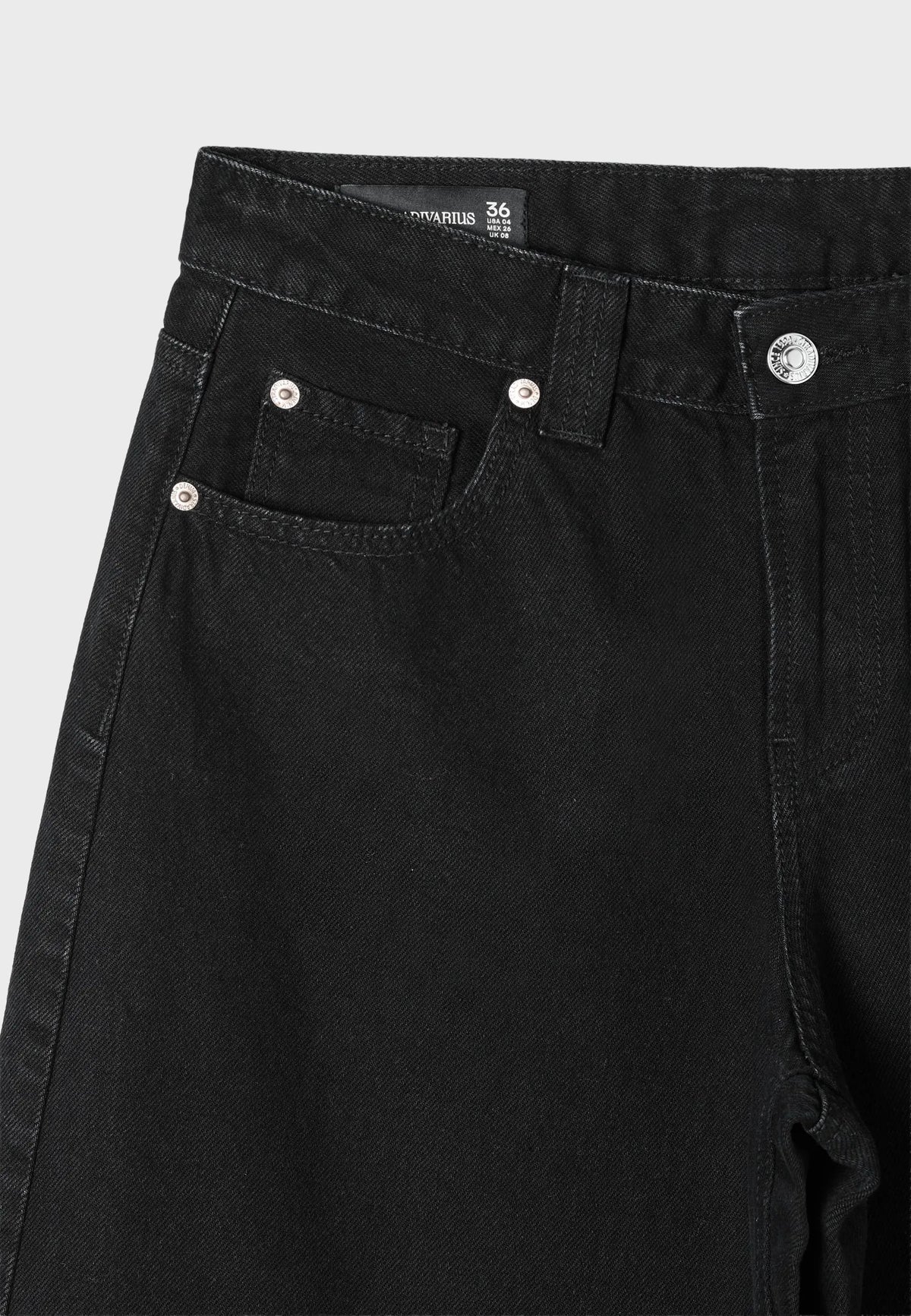 BLACK DENIM WASHED EFFECT