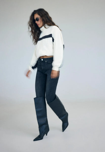 BLACK DENIM WASH