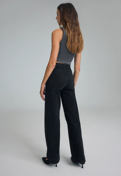 BLACK DENIM RINSE WASH
