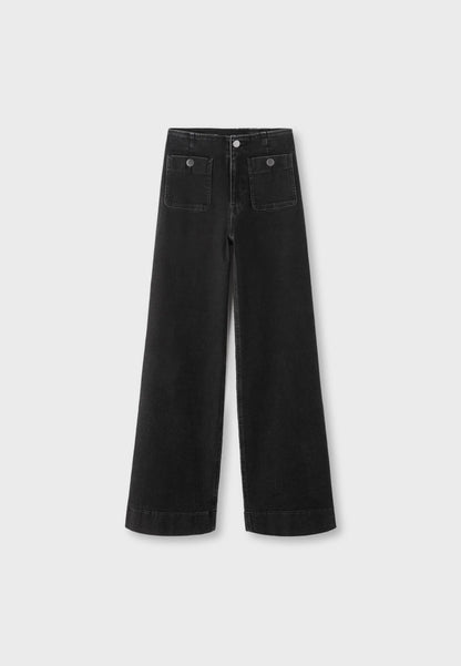 BLACK DENIM RINSE WASH