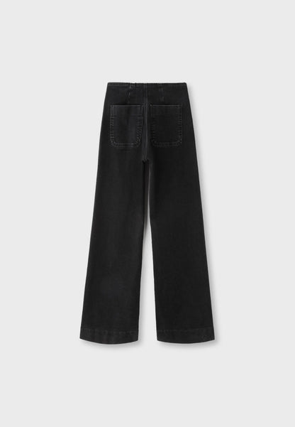 BLACK DENIM RINSE WASH
