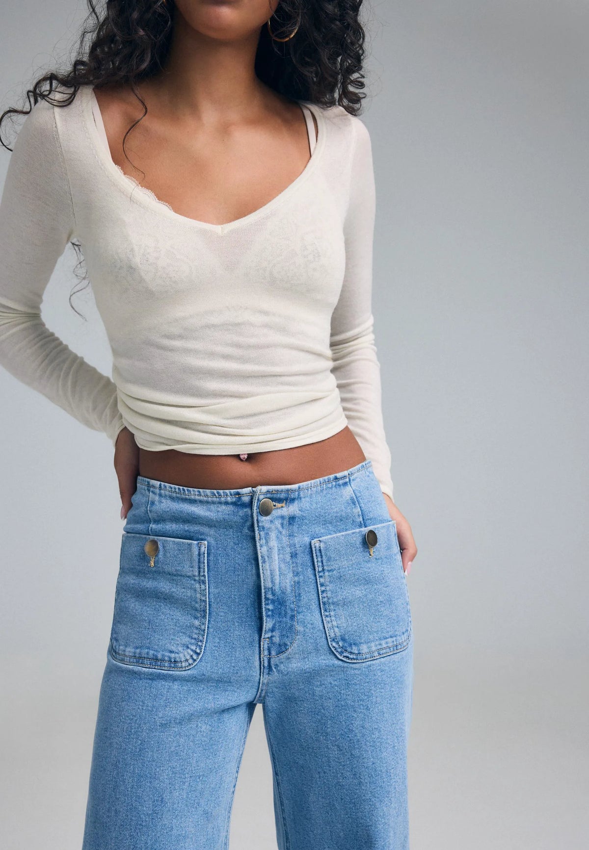 MEDIUM LIGHT BLUE DENIM
