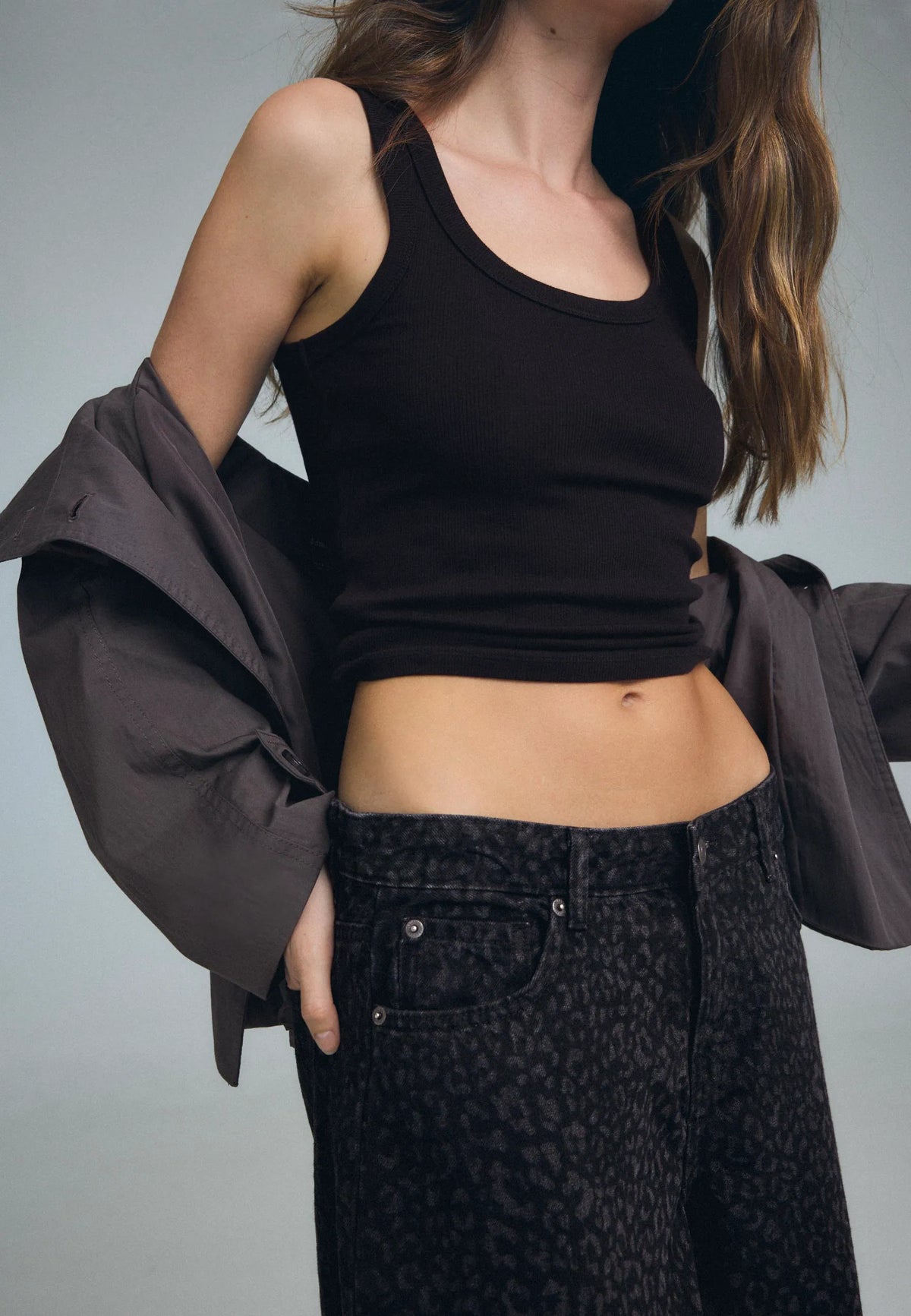 BLACK DENIM WASH