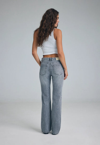 DARK GREY DENIM WASH