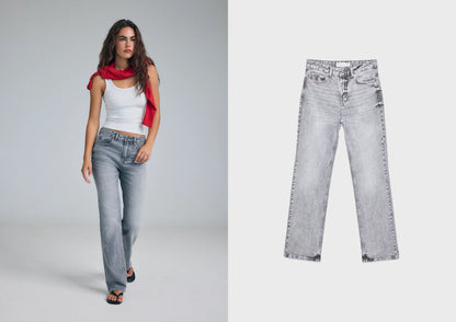 DARK GREY DENIM WASH