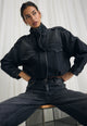 BLACK DENIM WASH