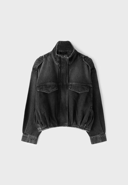BLACK DENIM WASH