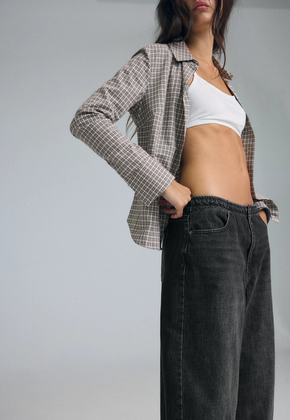 BLACK DENIM WASH