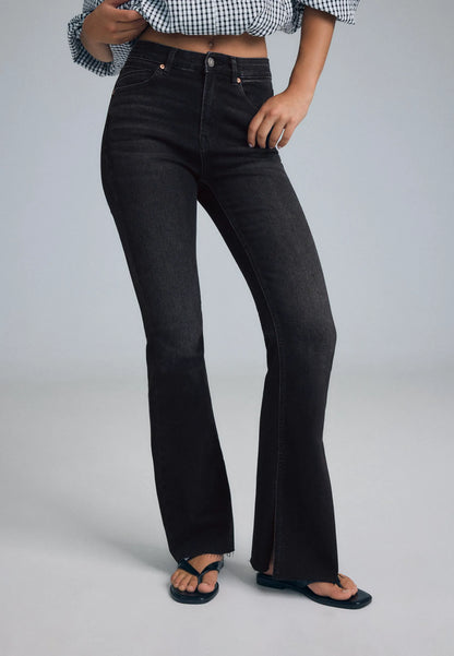 BLACK DENIM RINSE WASH