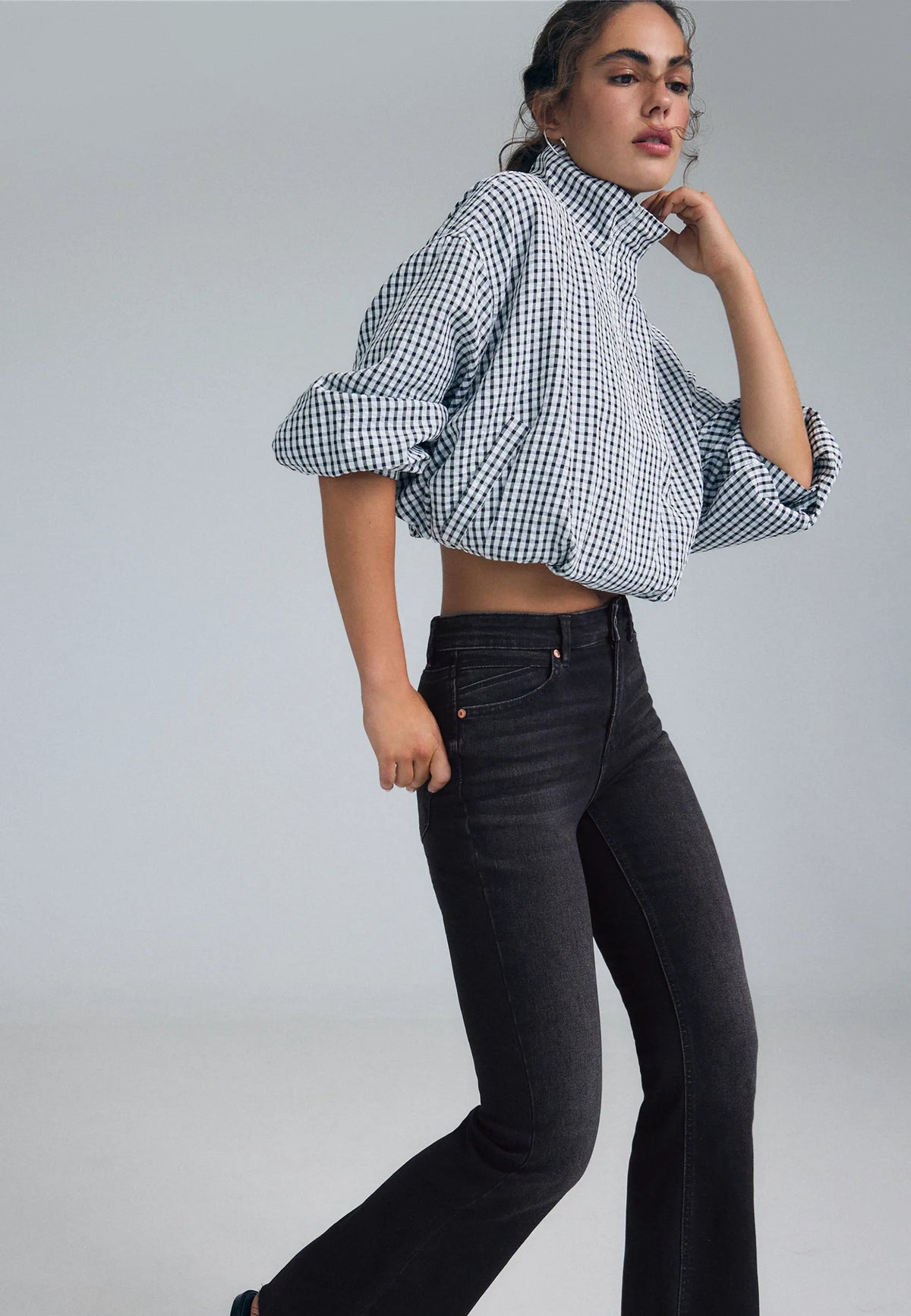 BLACK DENIM RINSE WASH
