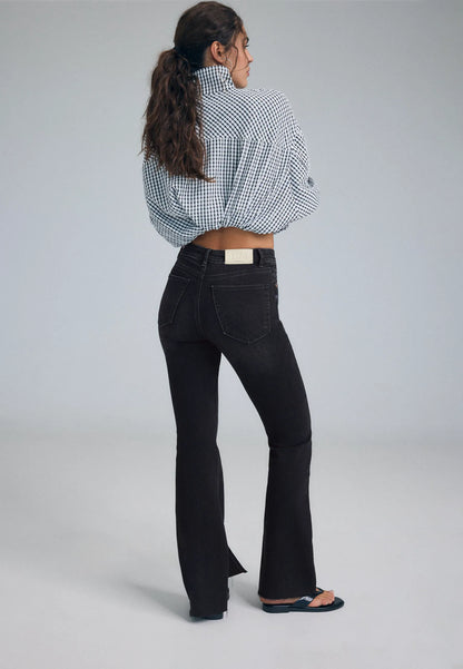 BLACK DENIM RINSE WASH