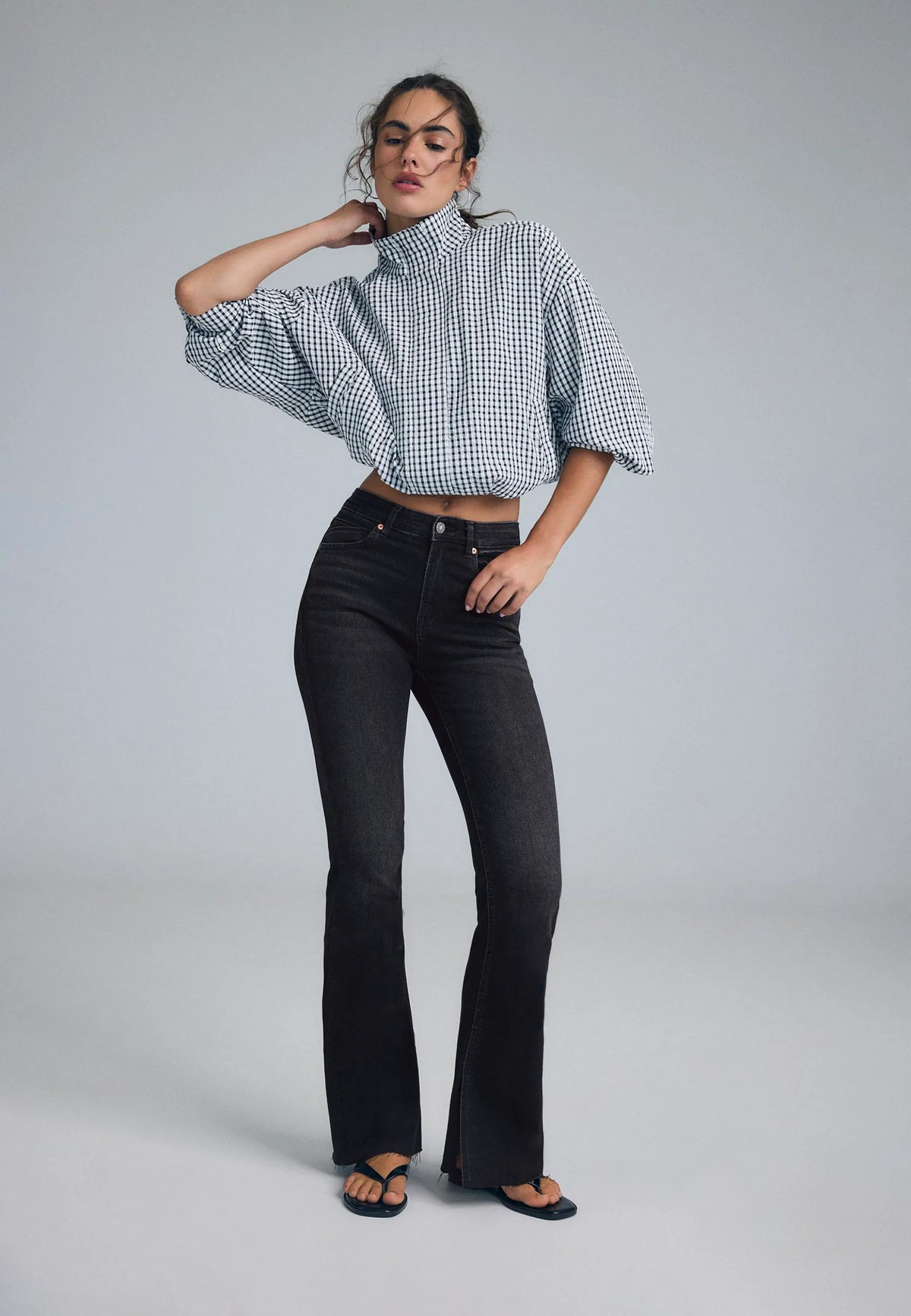 BLACK DENIM RINSE WASH