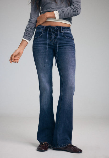 BLACK DENIM WASHED EFFECT