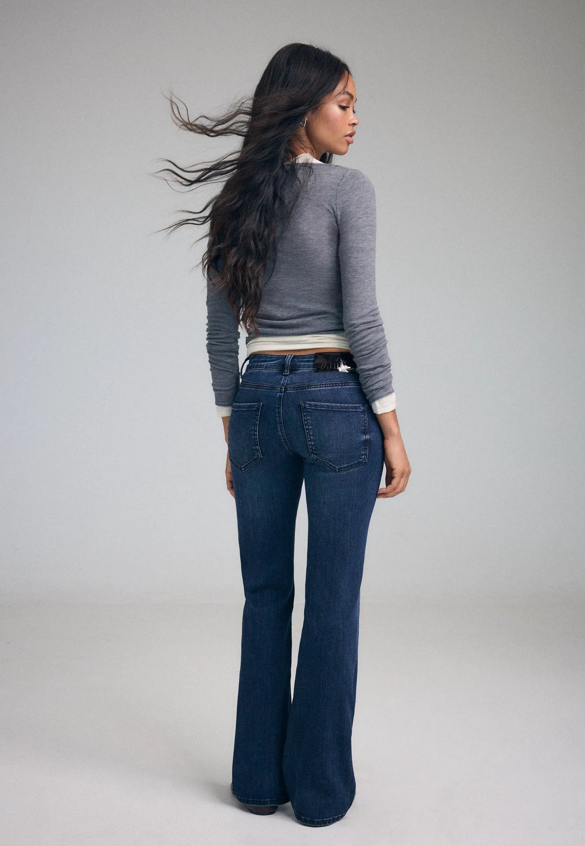 BLACK DENIM WASHED EFFECT