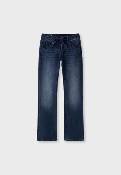 BLACK DENIM WASHED EFFECT