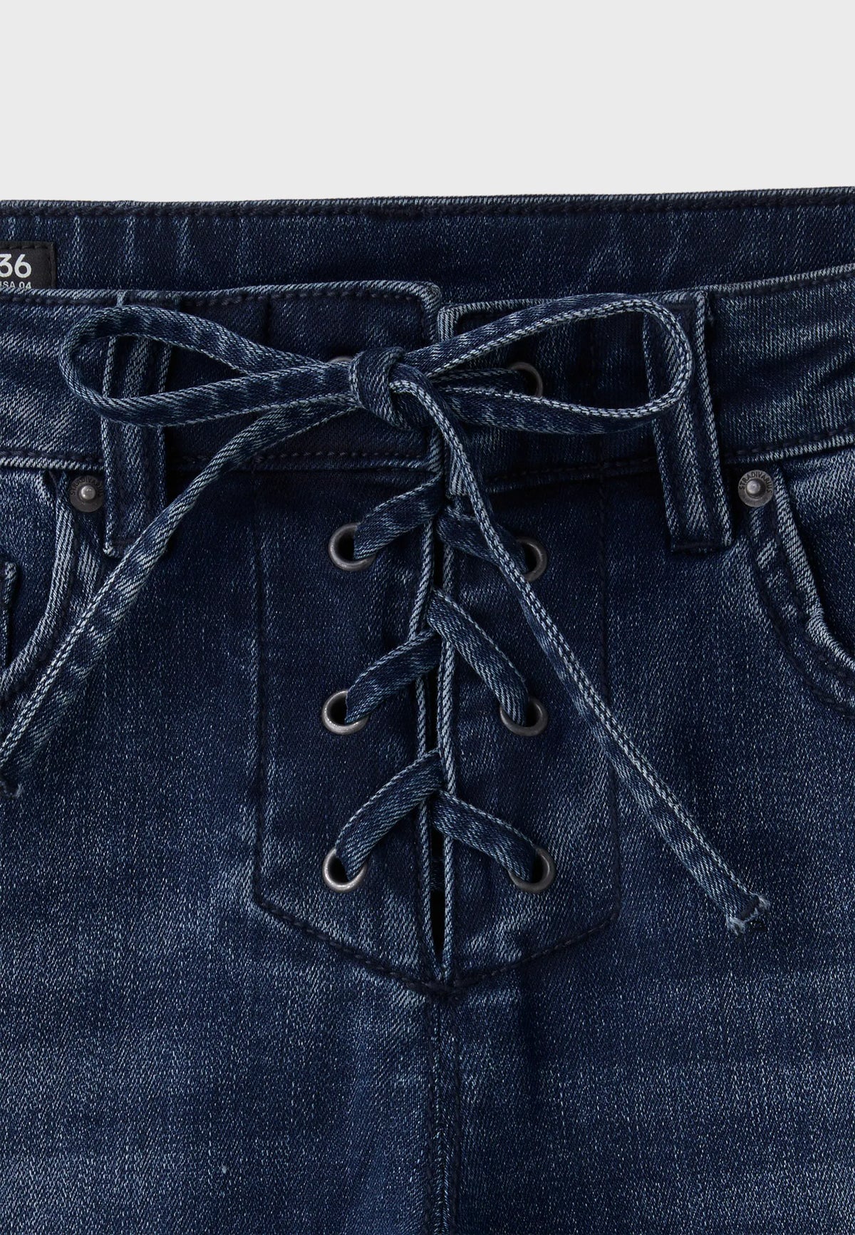 BLACK DENIM WASHED EFFECT