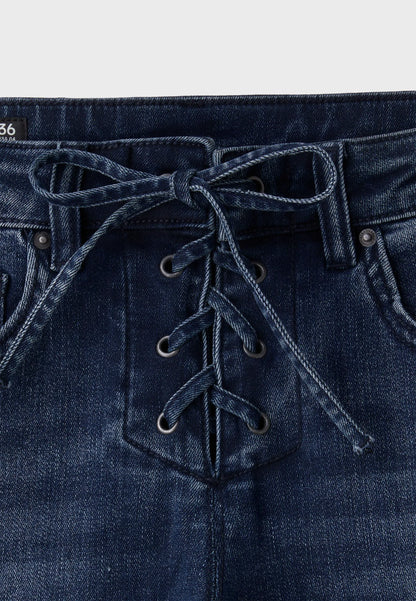 BLACK DENIM WASHED EFFECT