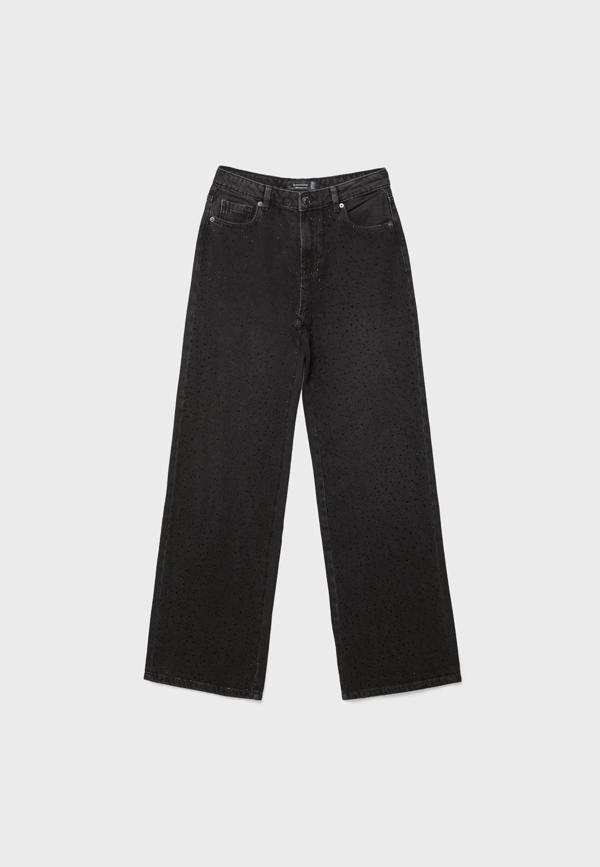 BLACK DENIM WASHED EFFECT