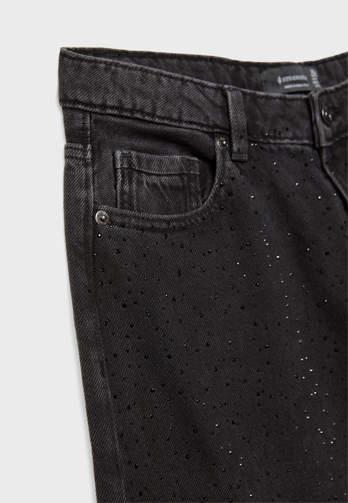 BLACK DENIM WASHED EFFECT