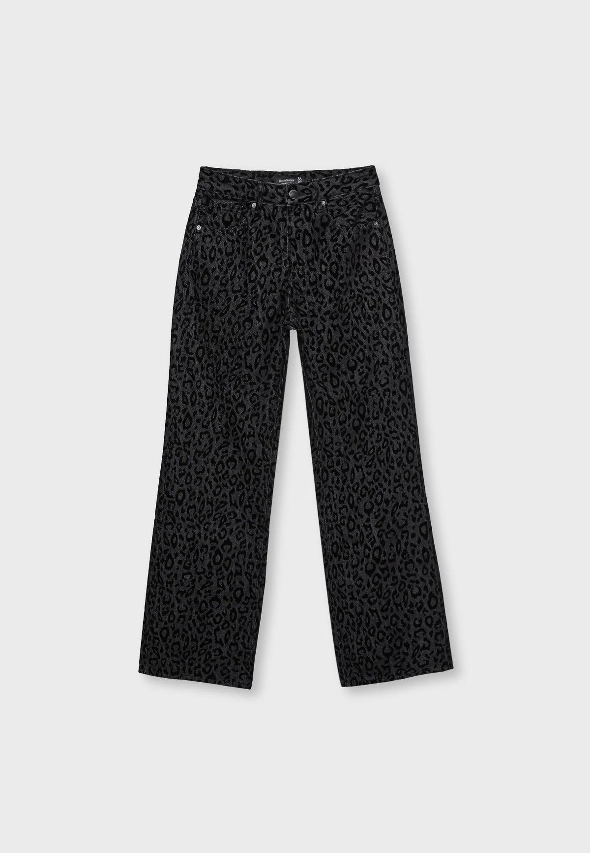 BLACK DENIM WASHED EFFECT