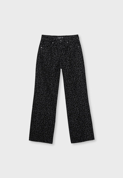 BLACK DENIM WASHED EFFECT
