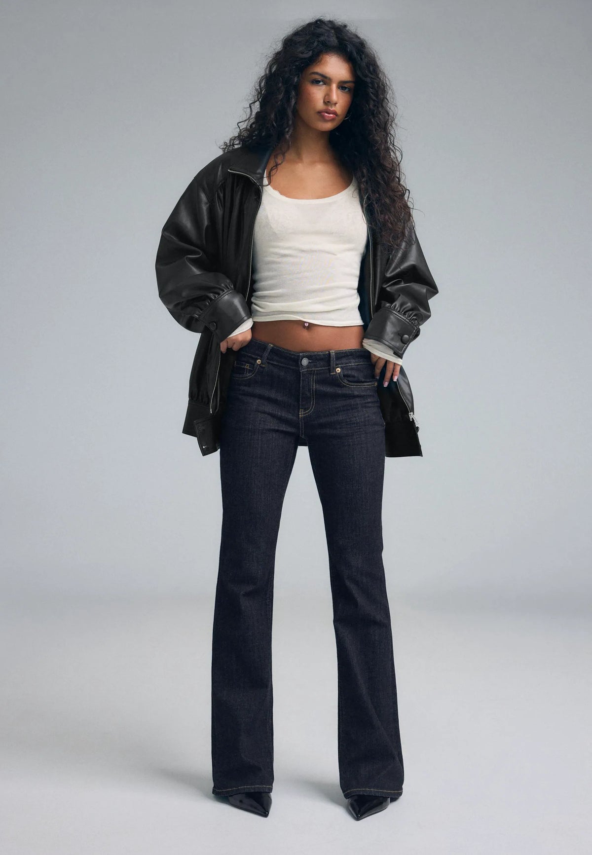 RINSE BLUE DENIM
