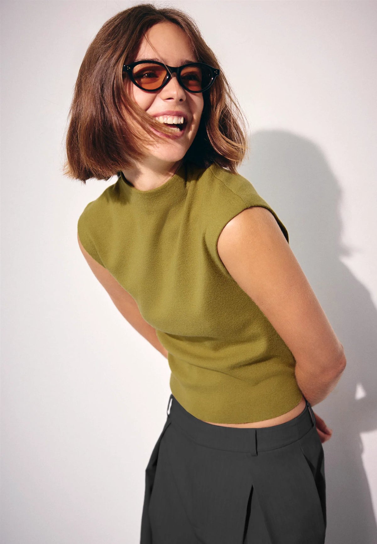 Olive green