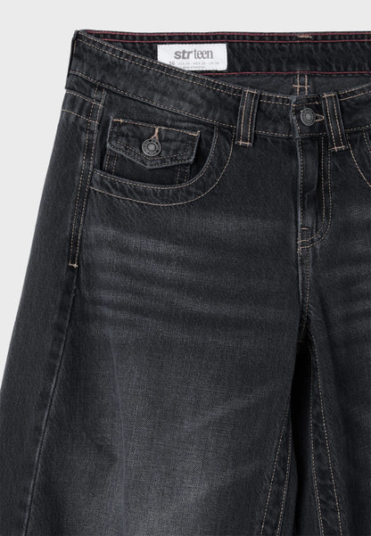 DARK GREY DENIM WASH