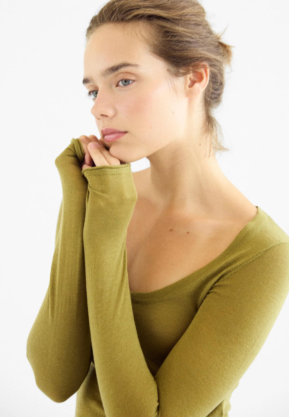 Olive green